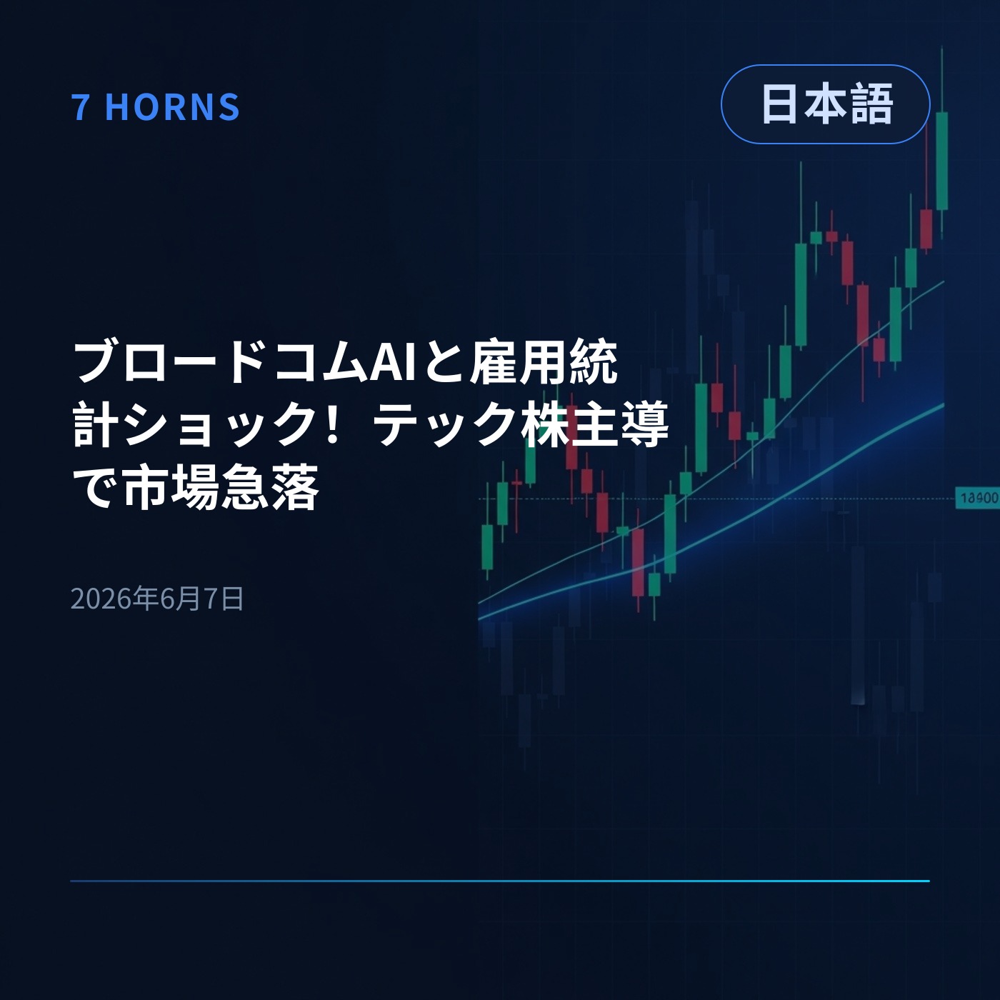 ブロードコムAIと雇用統計ショック！テック株主導で市場急落 episode artwork