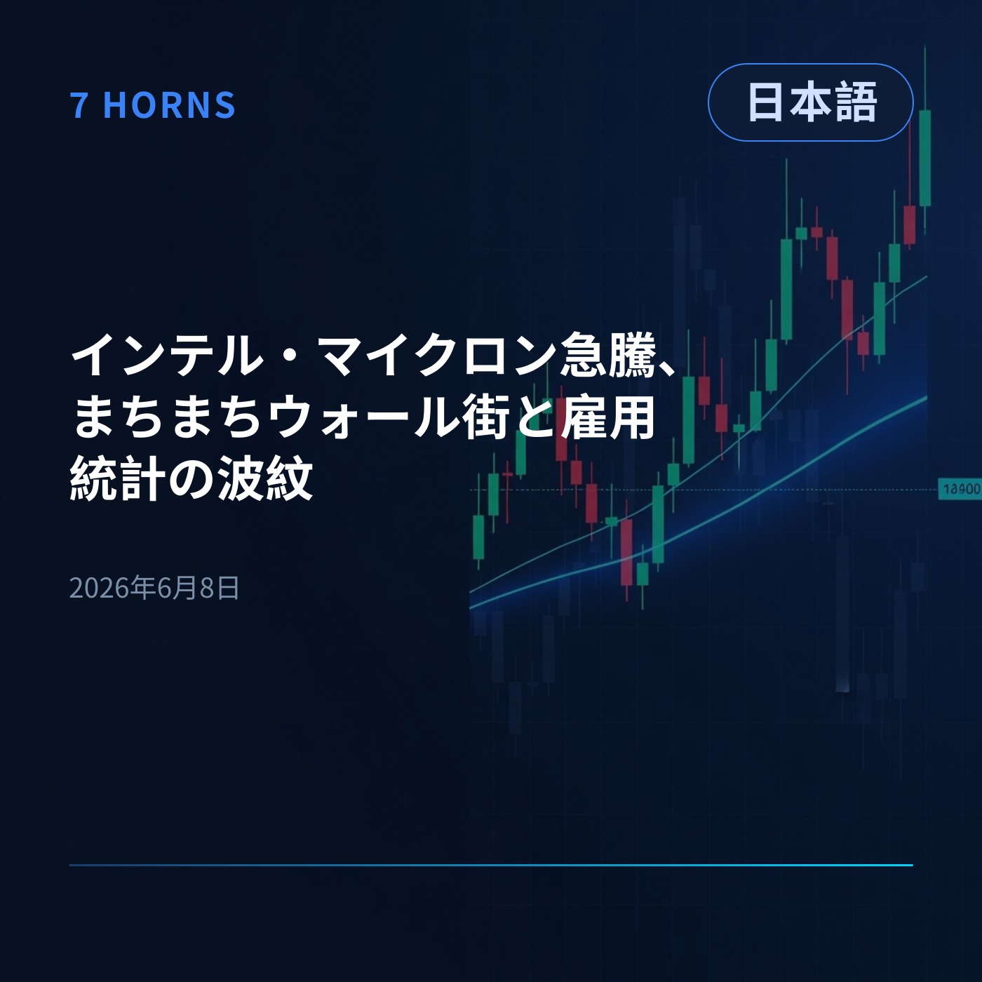 インテル・マイクロン急騰、まちまちウォール街と雇用統計の波紋 episode artwork