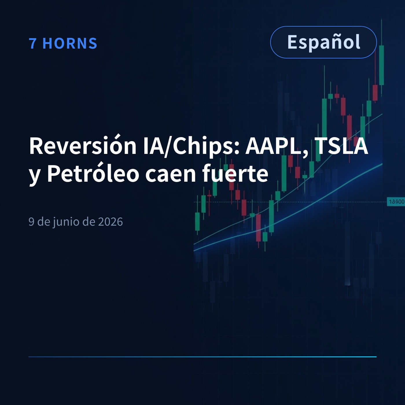Reversión IA/Chips: AAPL, TSLA y Petróleo caen fuerte episode artwork