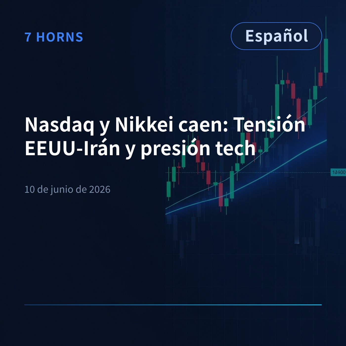 Nasdaq y Nikkei caen: Tensión EEUU-Irán y presión tech episode artwork