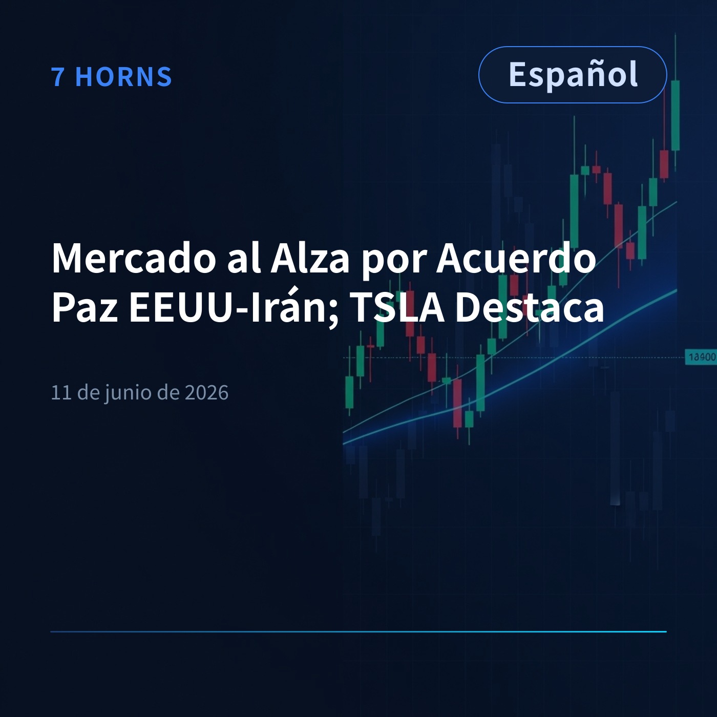 Mercado al Alza por Acuerdo Paz EEUU-Irán; TSLA Destaca episode artwork