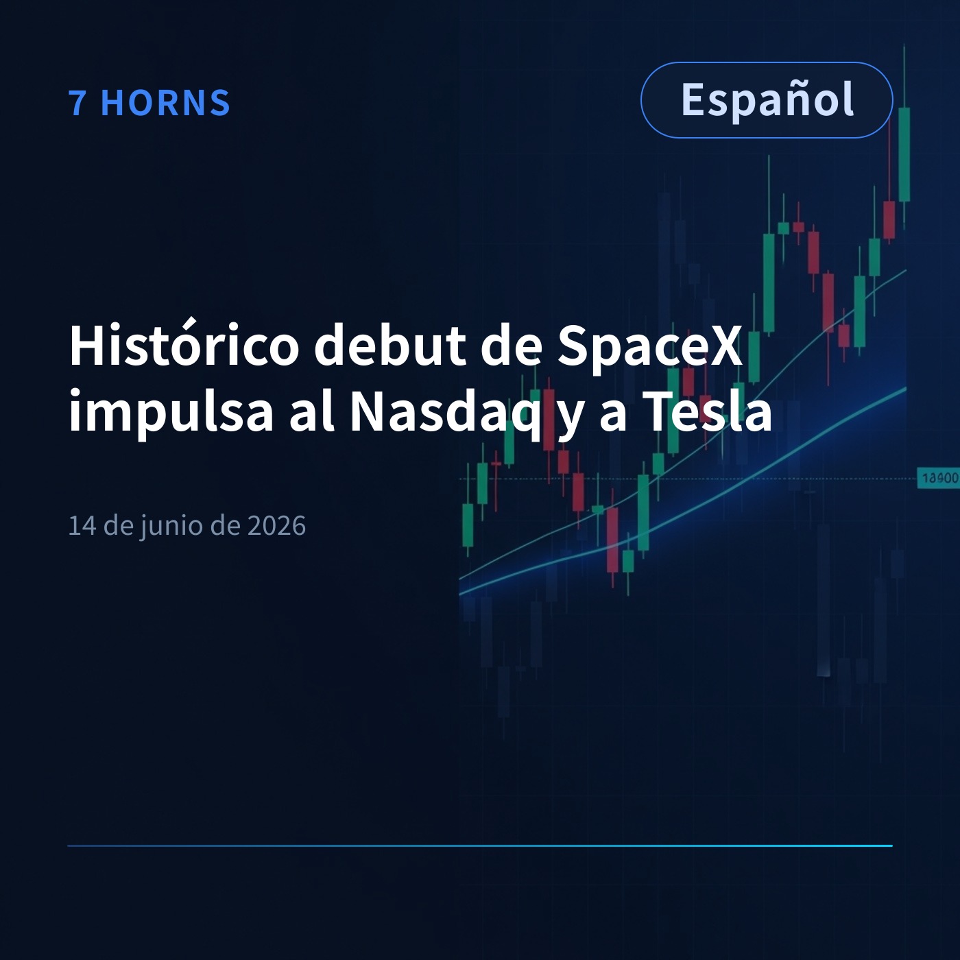 Histórico debut de SpaceX impulsa al Nasdaq y a Tesla episode artwork