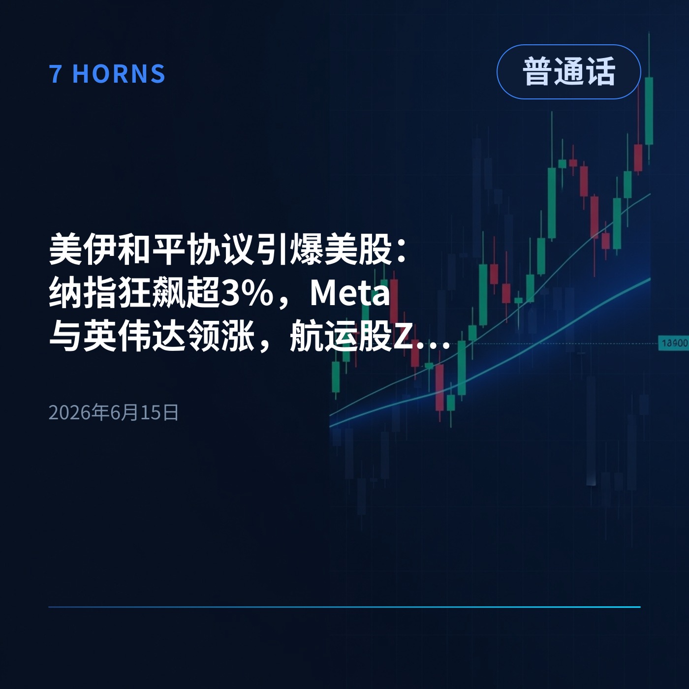 美伊和平协议引爆美股：纳指狂飙超3%，Meta与英伟达领涨，航运股ZIM重挫 episode artwork