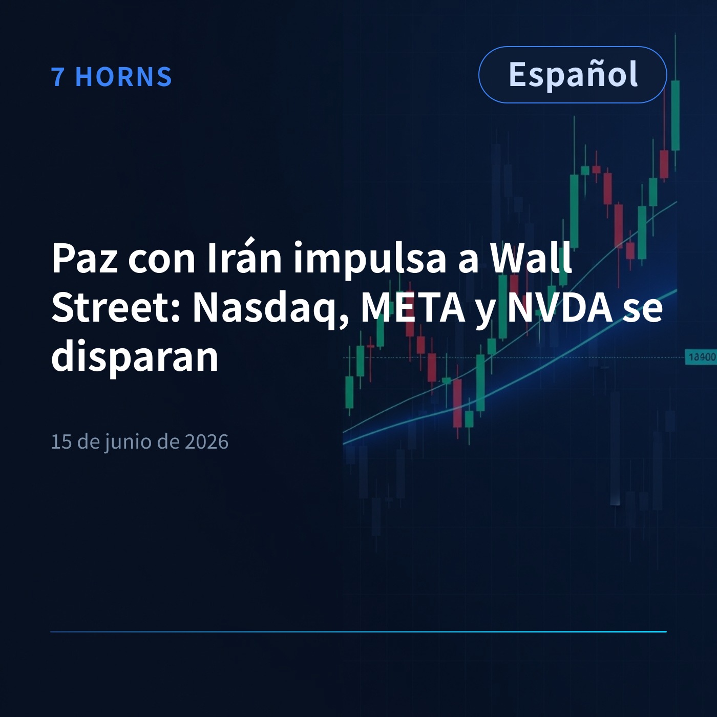 Paz con Irán impulsa a Wall Street: Nasdaq, META y NVDA se disparan episode artwork