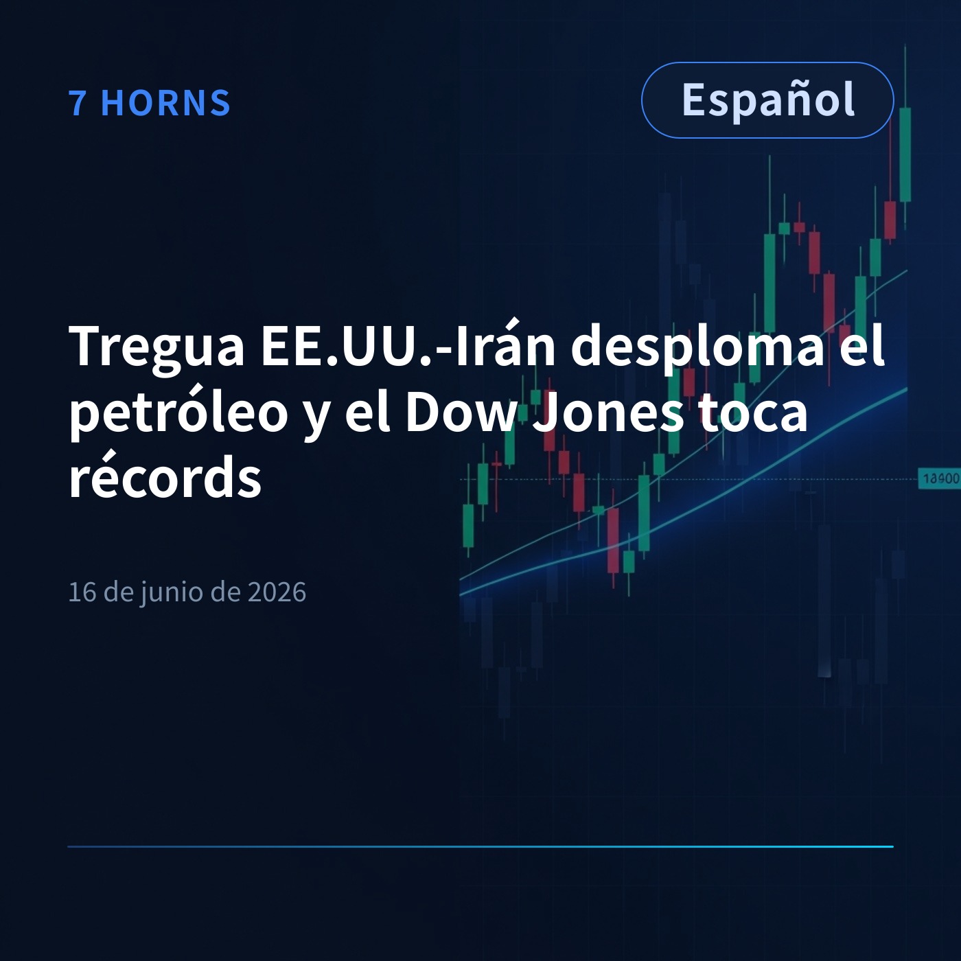 Tregua EE.UU.-Irán desploma el petróleo y el Dow Jones toca récords episode artwork