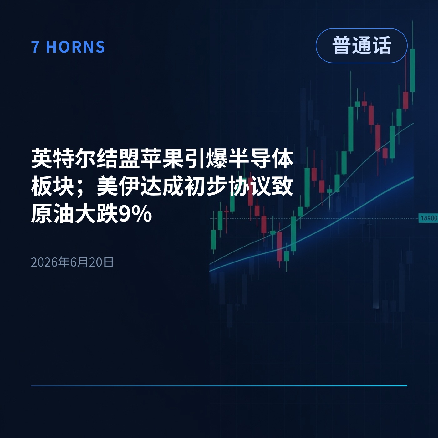 英特尔结盟苹果引爆半导体板块；美伊达成初步协议致原油大跌9% episode artwork