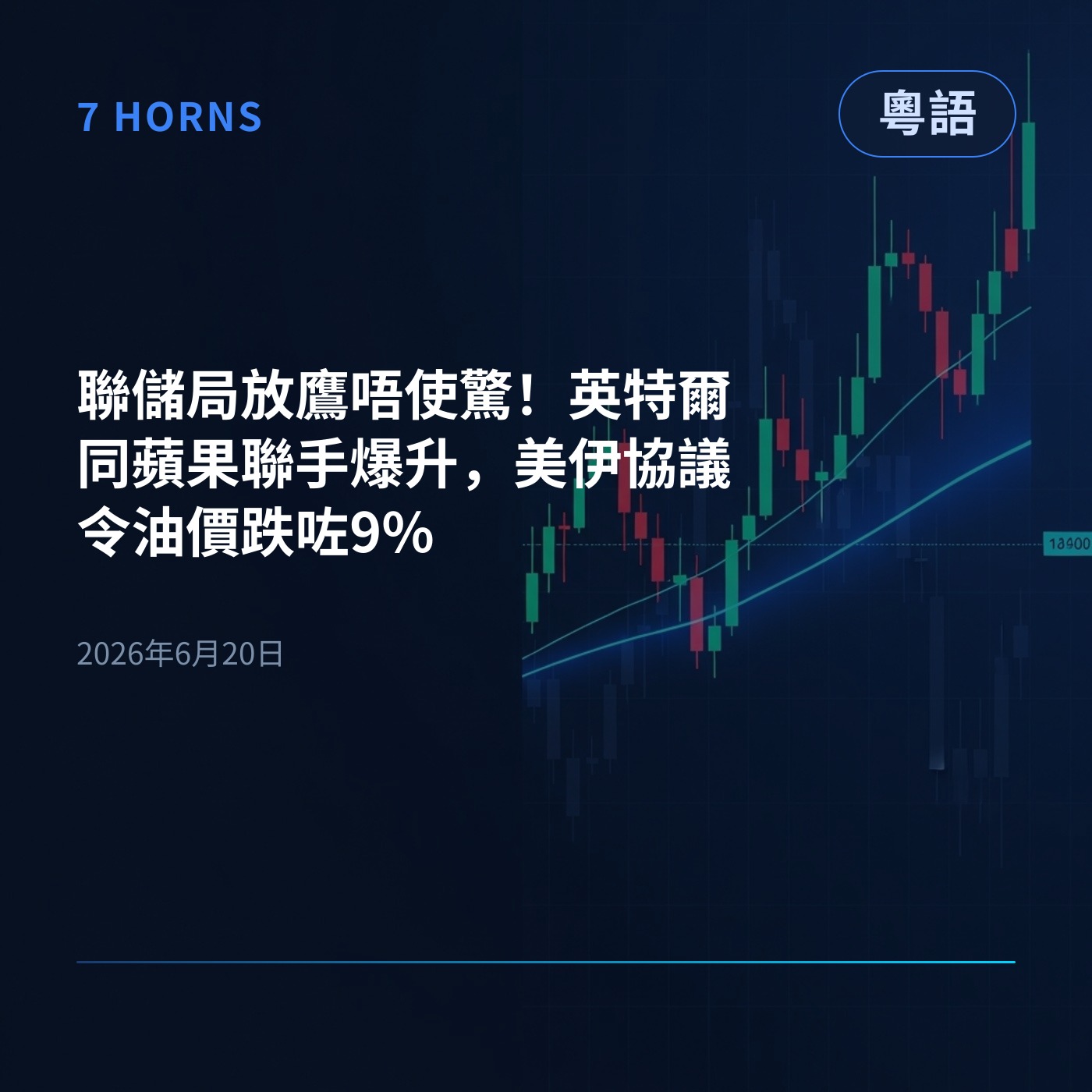 聯儲局放鷹唔使驚！英特爾同蘋果聯手爆升，美伊協議令油價跌咗9% episode artwork