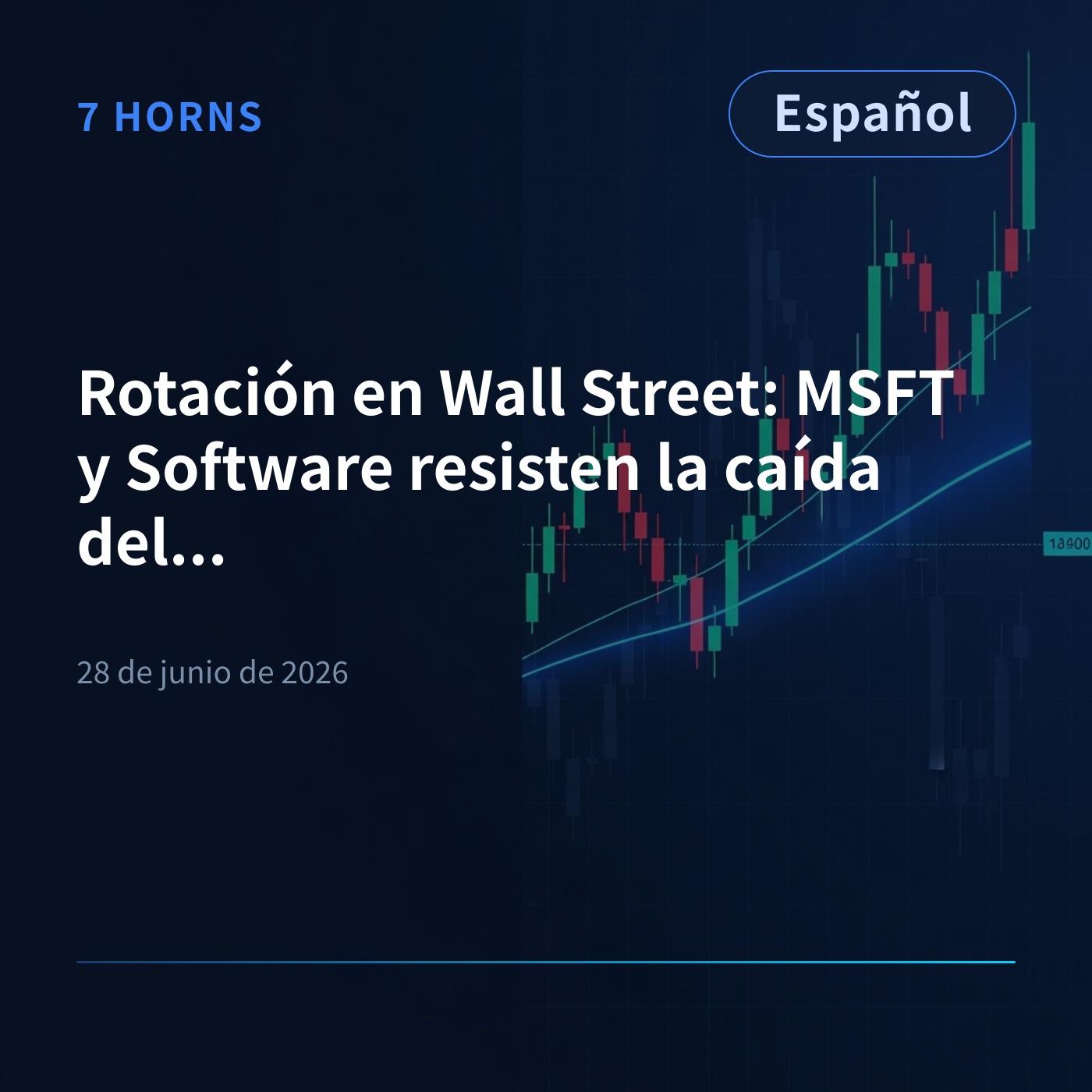 Rotación en Wall Street: MSFT y Software resisten la caída del Nasdaq episode artwork