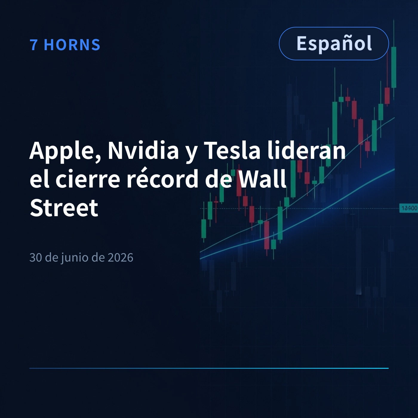 Apple, Nvidia y Tesla lideran el cierre récord de Wall Street episode artwork