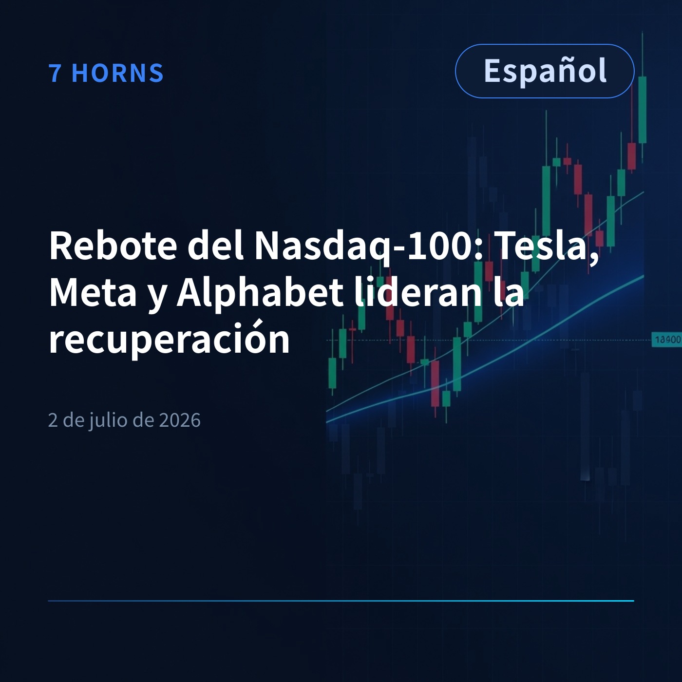 Rebote del Nasdaq-100: Tesla, Meta y Alphabet lideran la recuperación episode artwork