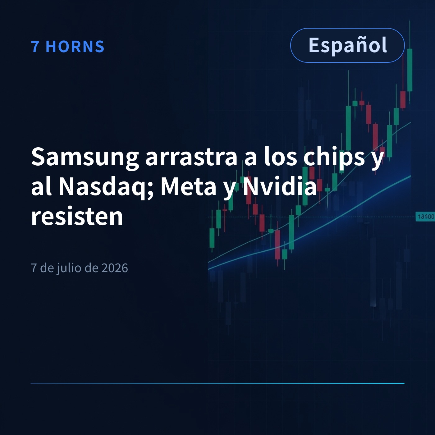 Samsung arrastra a los chips y al Nasdaq; Meta y Nvidia resisten episode artwork