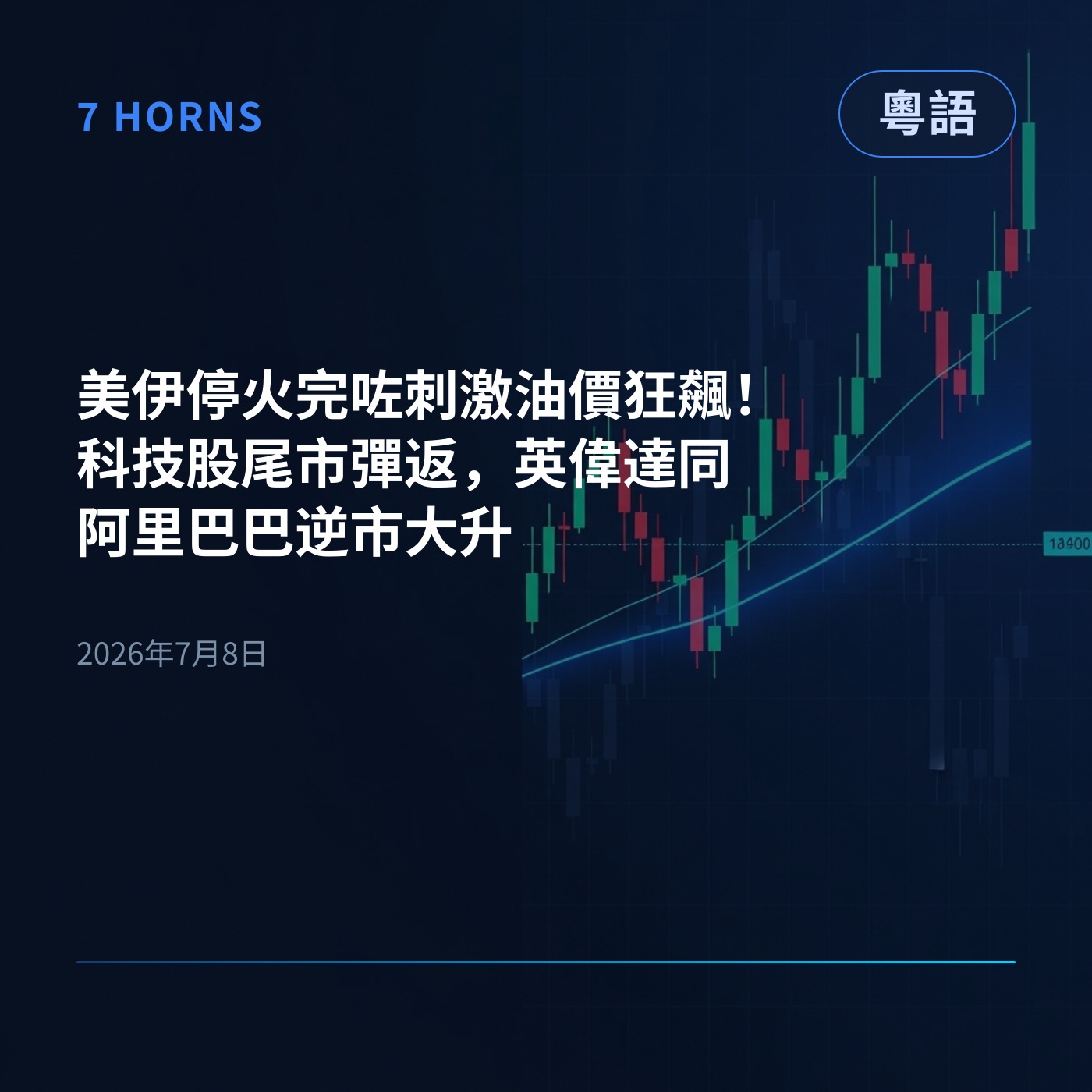 美伊停火完咗刺激油價狂飆！科技股尾市彈返，英偉達同阿里巴巴逆市大升 episode artwork