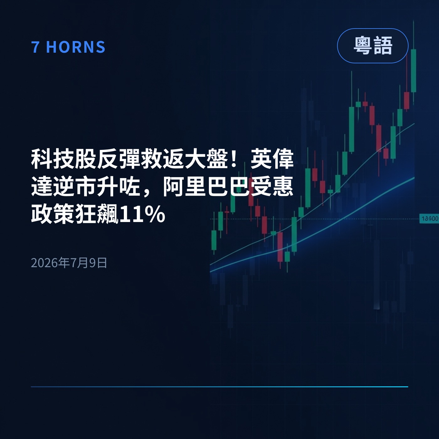 科技股反彈救返大盤！英偉達逆市升咗，阿里巴巴受惠政策狂飆11% episode artwork