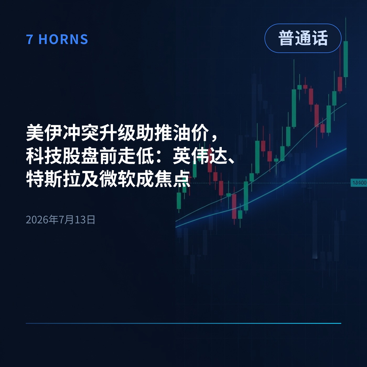 美伊冲突升级助推油价，科技股盘前走低：英伟达、特斯拉及微软成焦点 episode artwork