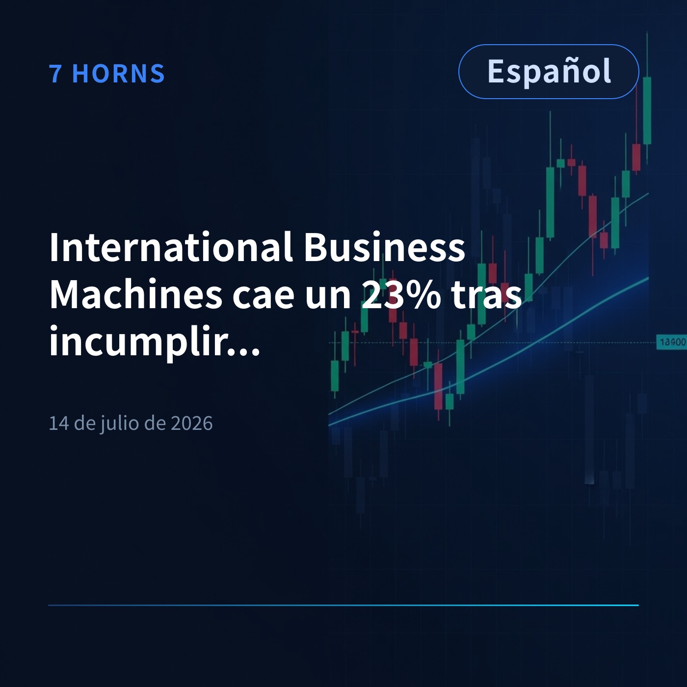 International Business Machines cae un 23% tras incumplir expectativas episode artwork