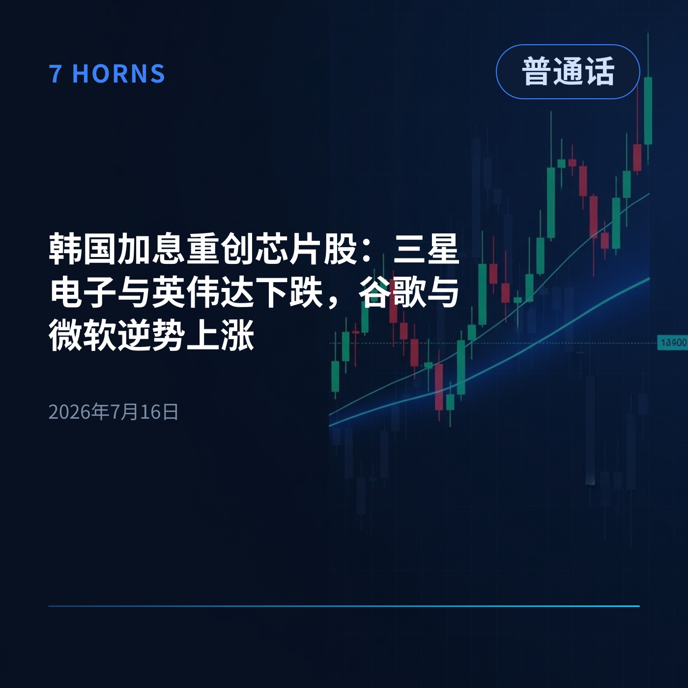 韩国加息重创芯片股:三星电子与英伟达下跌,谷歌与微软逆势上涨 episode artwork