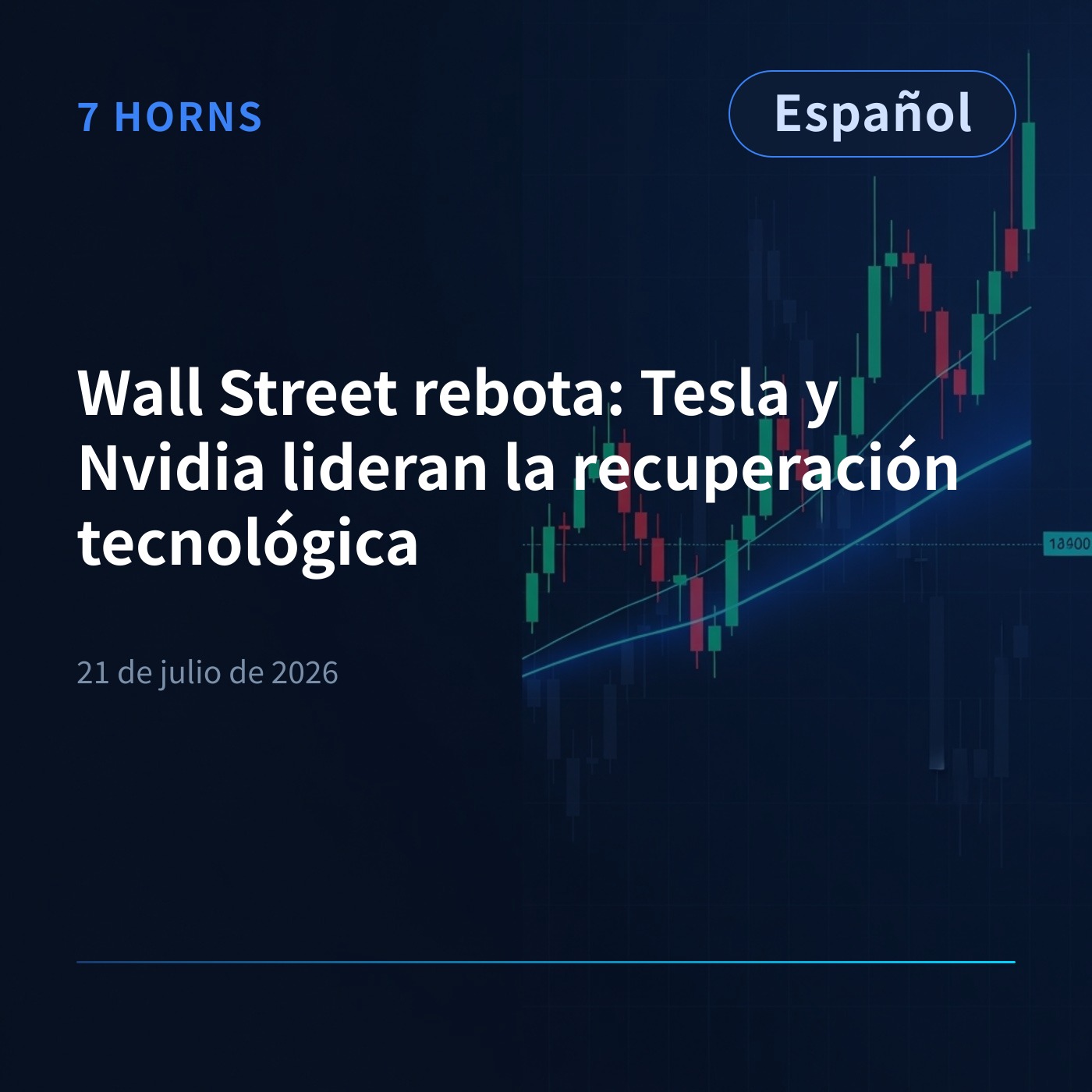 Wall Street rebota: Tesla y Nvidia lideran la recuperación tecnológica episode artwork
