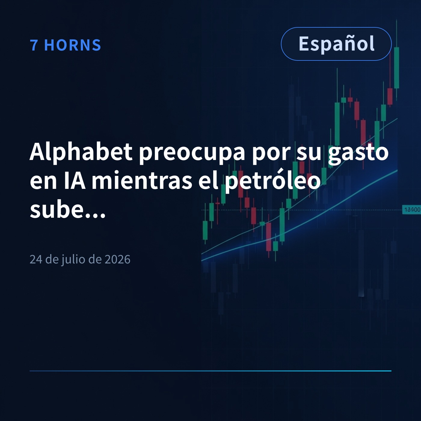 Alphabet preocupa por su gasto en IA mientras el petróleo sube a $100 episode artwork