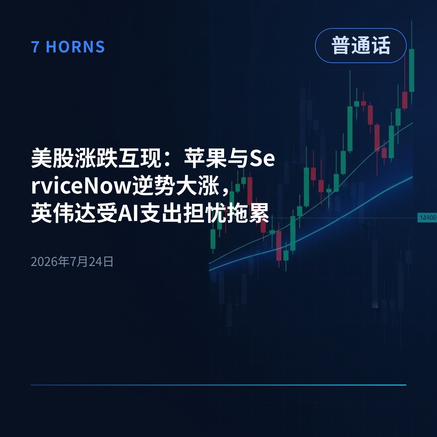 美股涨跌互现：苹果与ServiceNow逆势大涨，英伟达受AI支出担忧拖累 episode artwork
