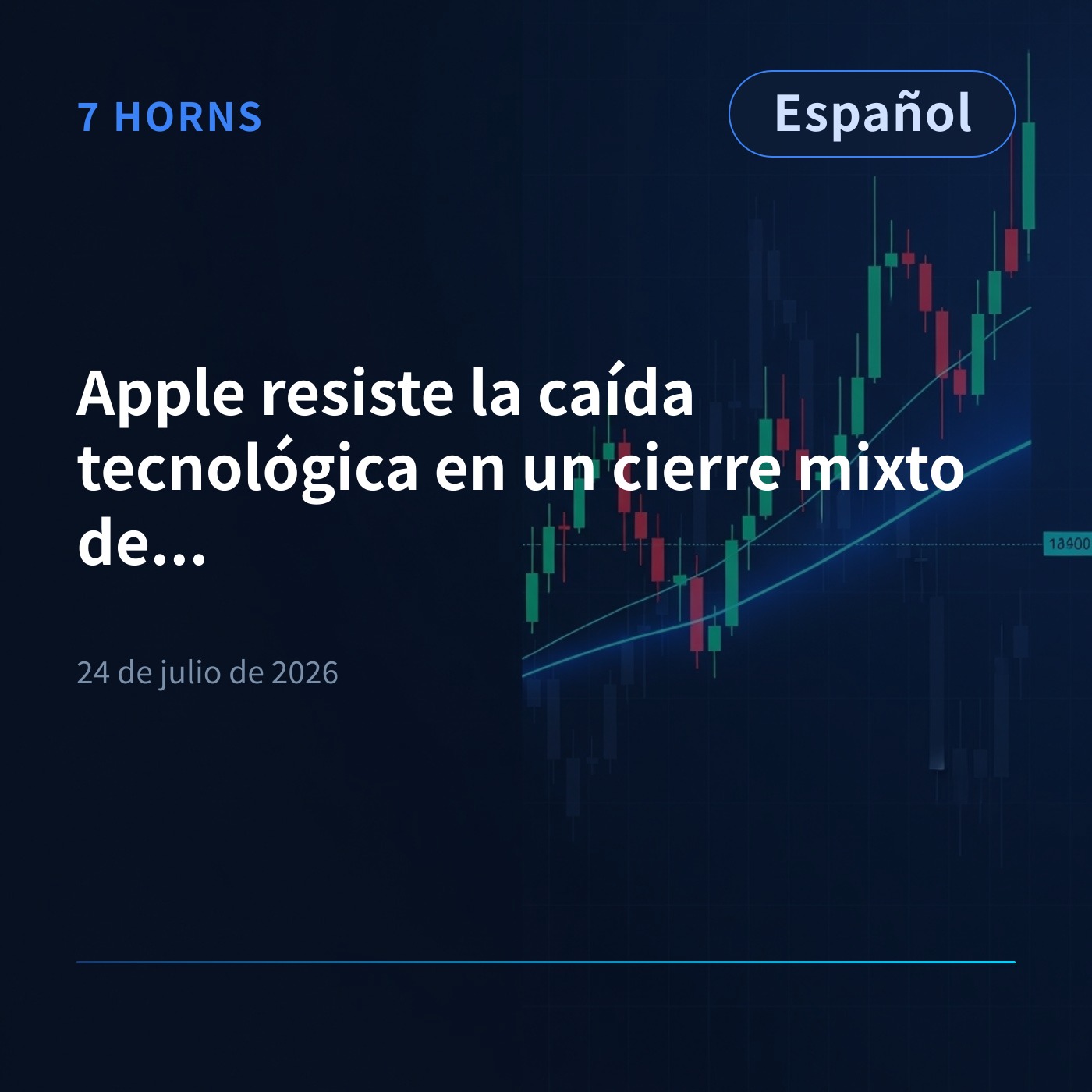 Apple resiste la caída tecnológica en un cierre mixto de Wall Street episode artwork