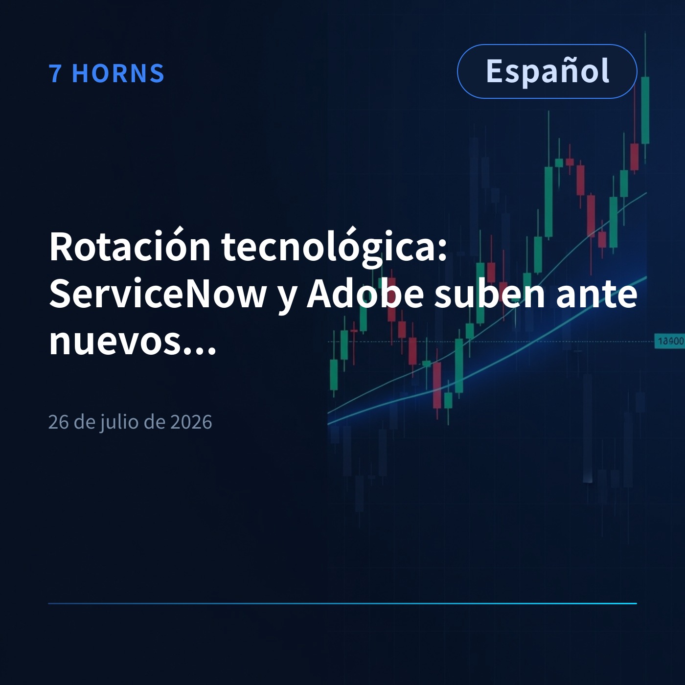 Rotación tecnológica: ServiceNow y Adobe suben ante nuevos aranceles episode artwork