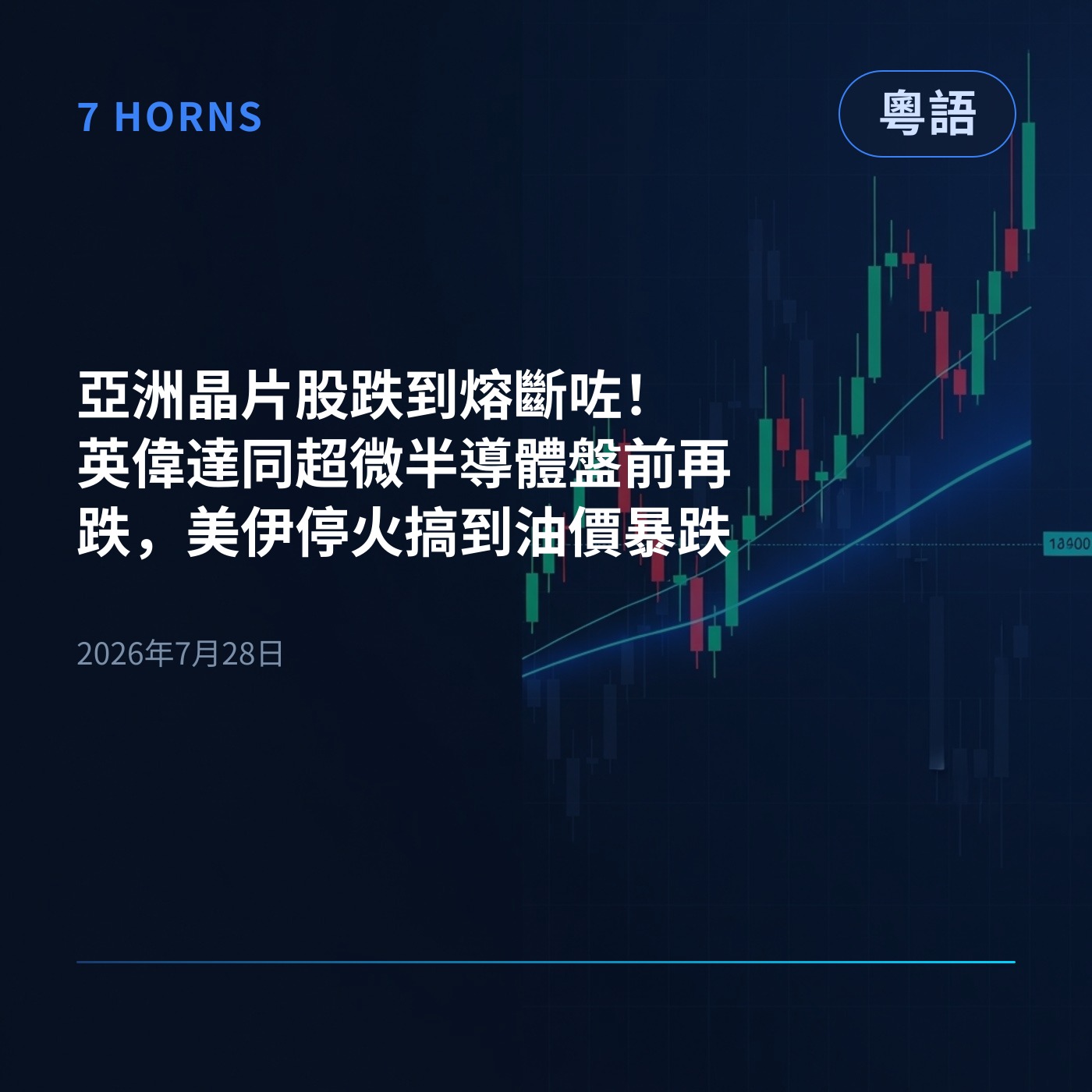 亞洲晶片股跌到熔斷咗！英偉達同超微半導體盤前再跌，美伊停火搞到油價暴跌 episode artwork