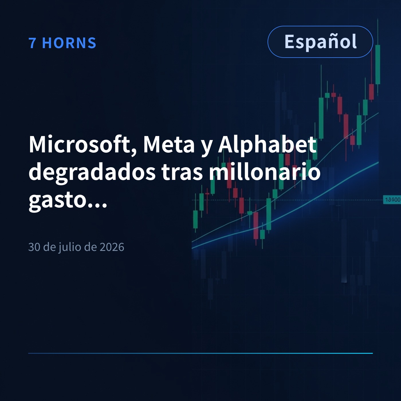 Microsoft, Meta y Alphabet degradados tras millonario gasto en IA episode artwork