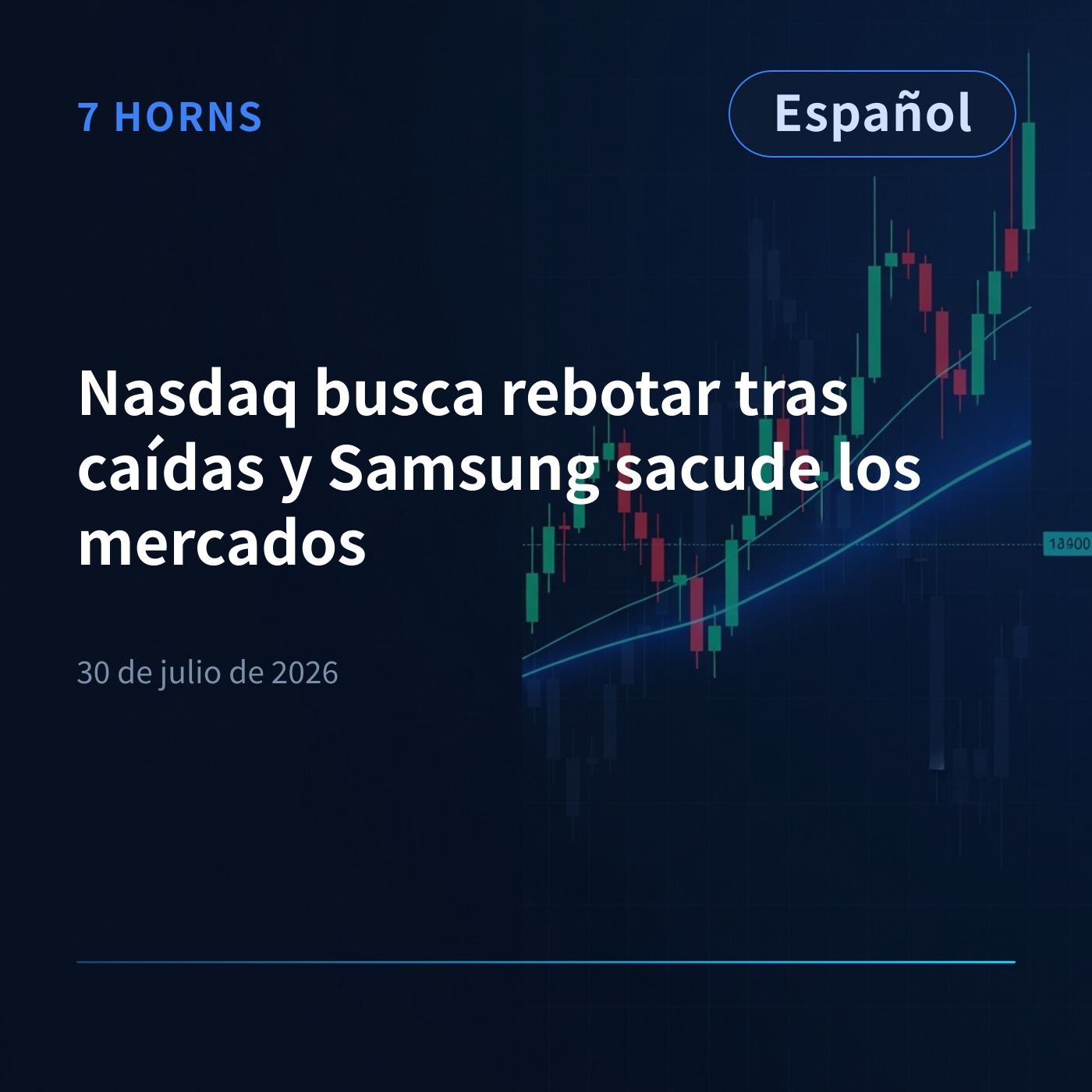 Nasdaq busca rebotar tras caídas y Samsung sacude los mercados episode artwork