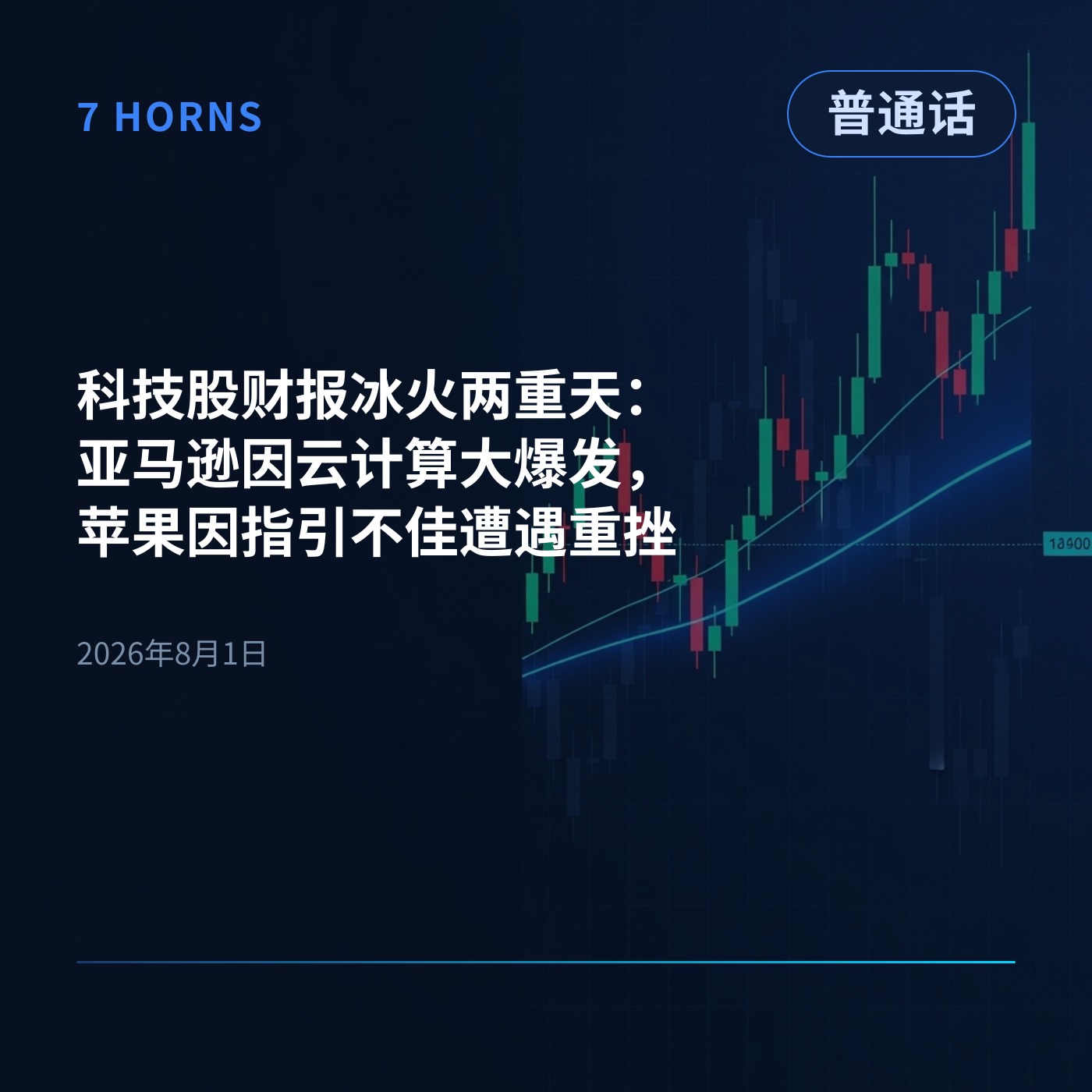 科技股财报冰火两重天：亚马逊因云计算大爆发，苹果因指引不佳遭遇重挫 episode artwork