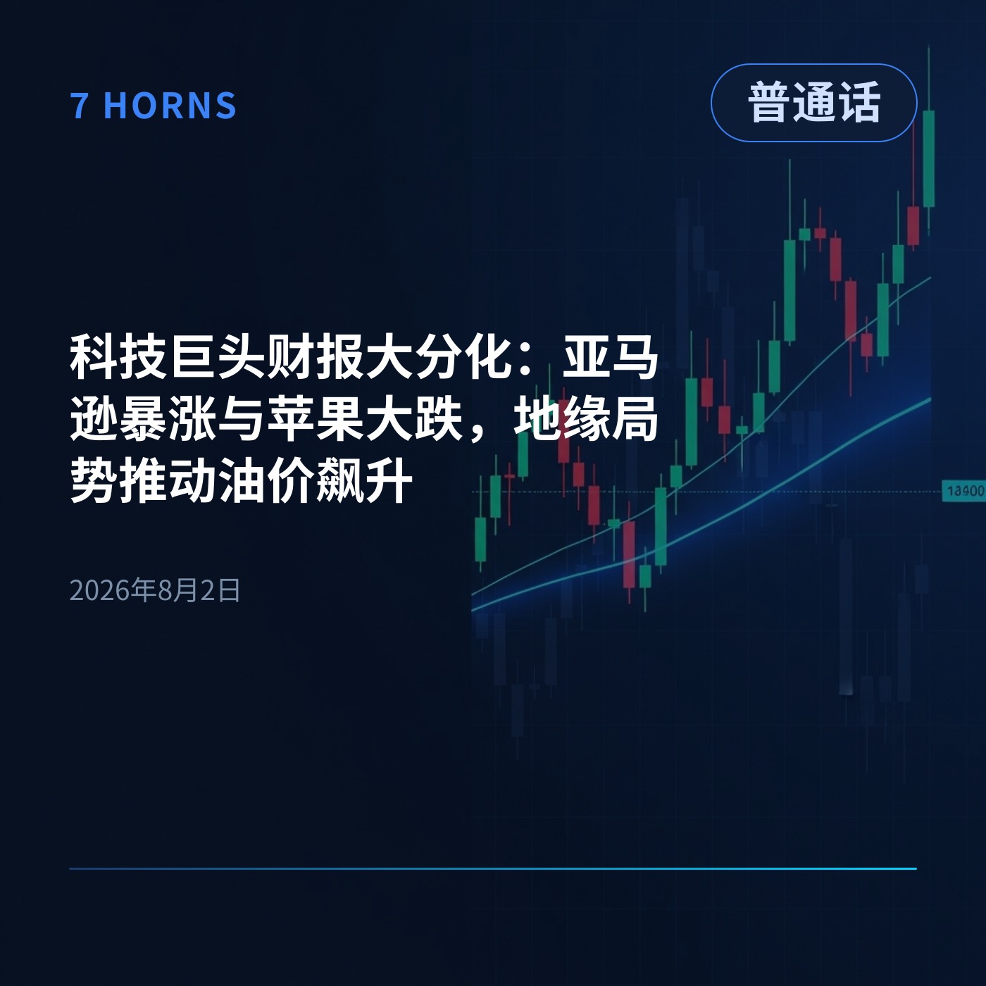 科技巨头财报大分化：亚马逊暴涨与苹果大跌，地缘局势推动油价飙升 episode artwork
