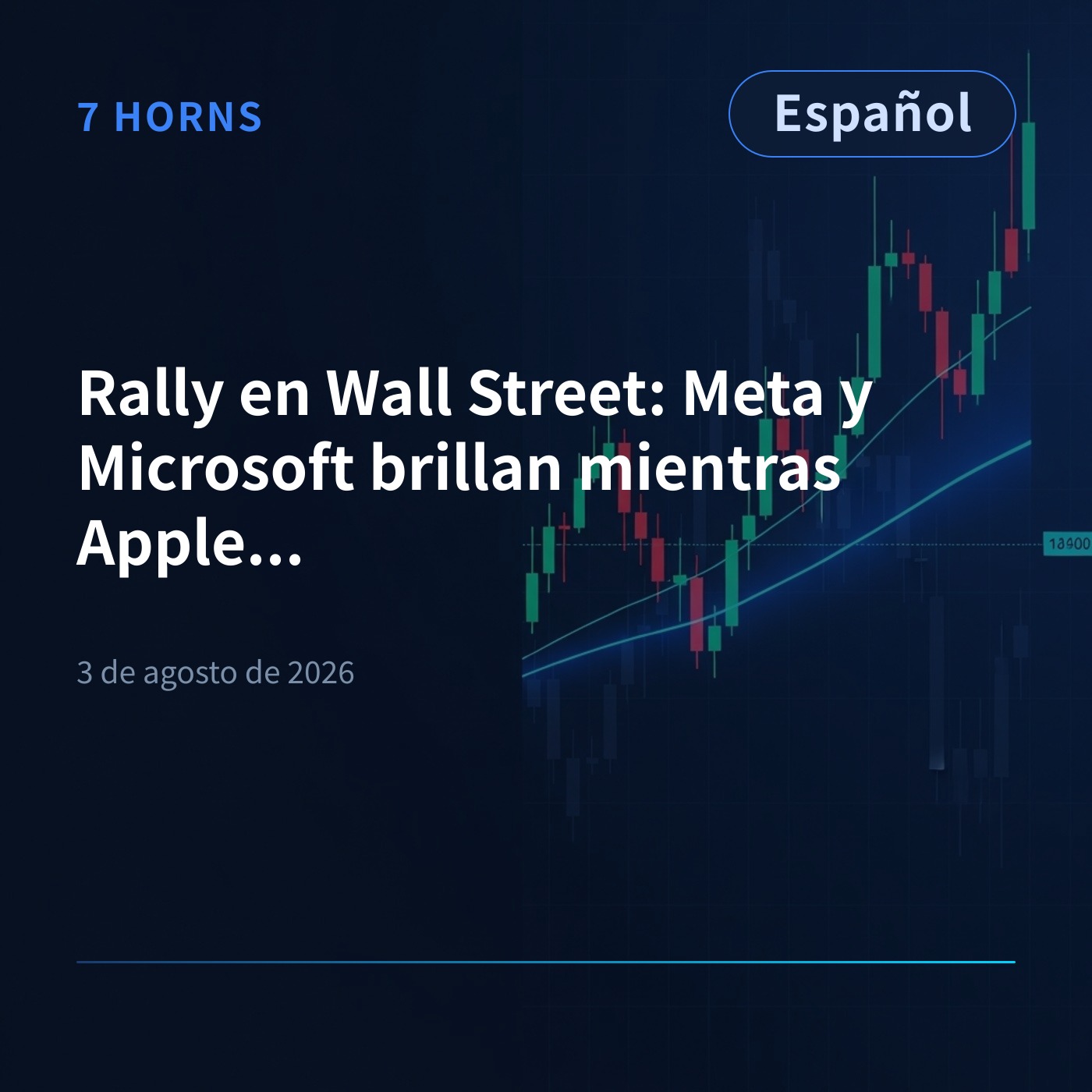 Rally en Wall Street: Meta y Microsoft brillan mientras Apple retrocede episode artwork