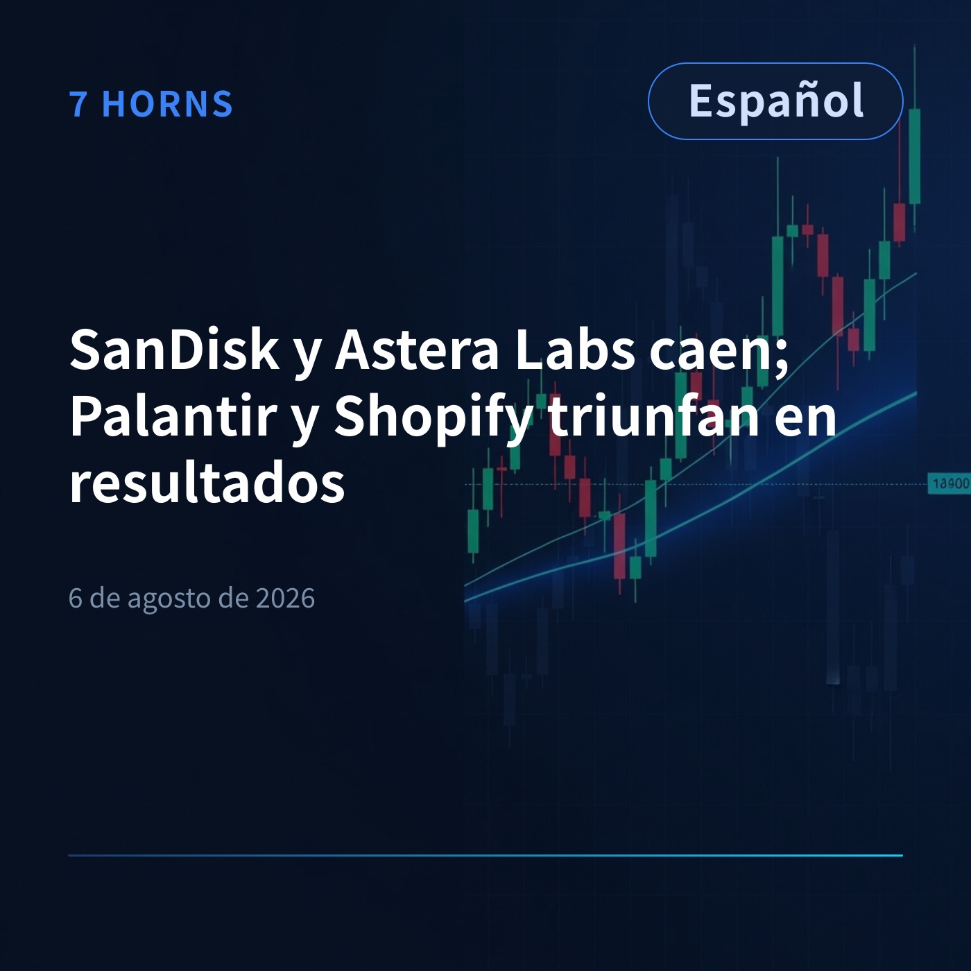 SanDisk y Astera Labs caen; Palantir y Shopify triunfan en resultados episode artwork