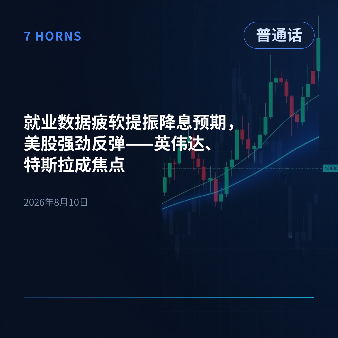 就业数据疲软提振降息预期，美股强劲反弹——英伟达、特斯拉成焦点 episode artwork