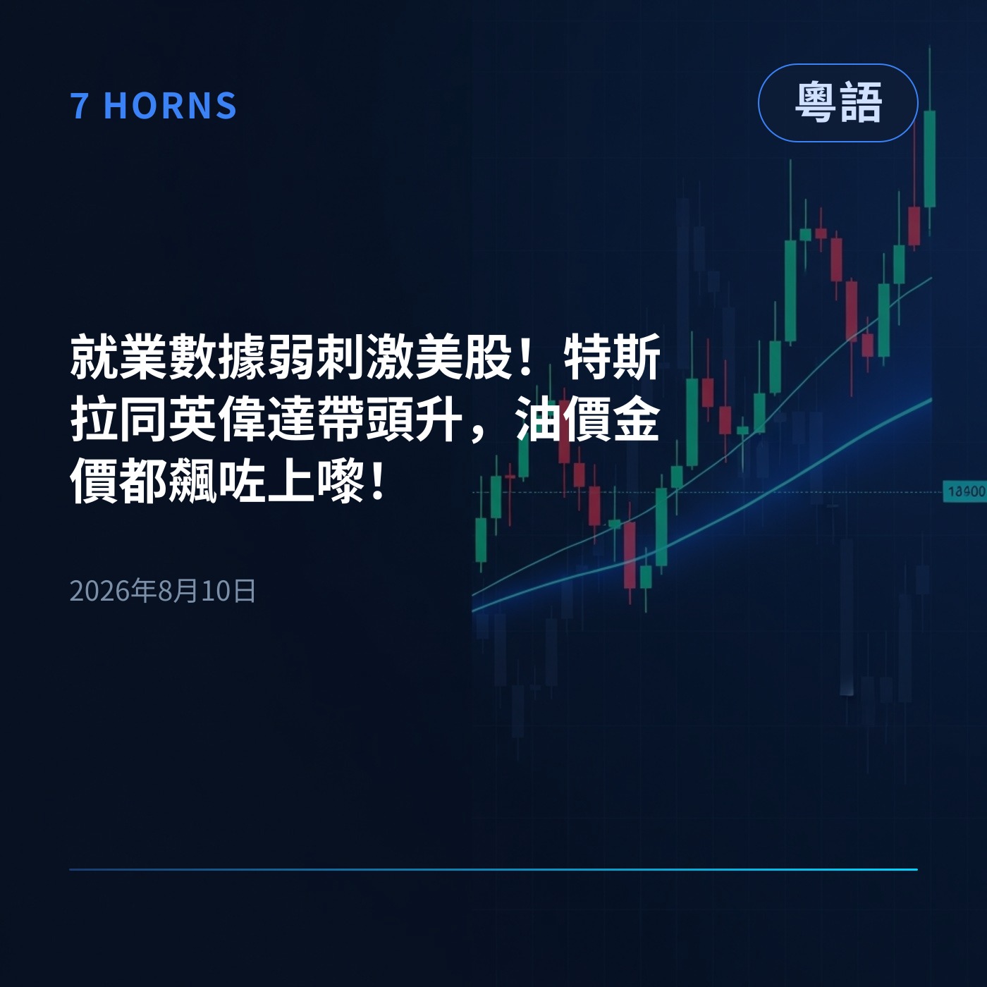 就業數據弱刺激美股！特斯拉同英偉達帶頭升，油價金價都飆咗上嚟！ episode artwork