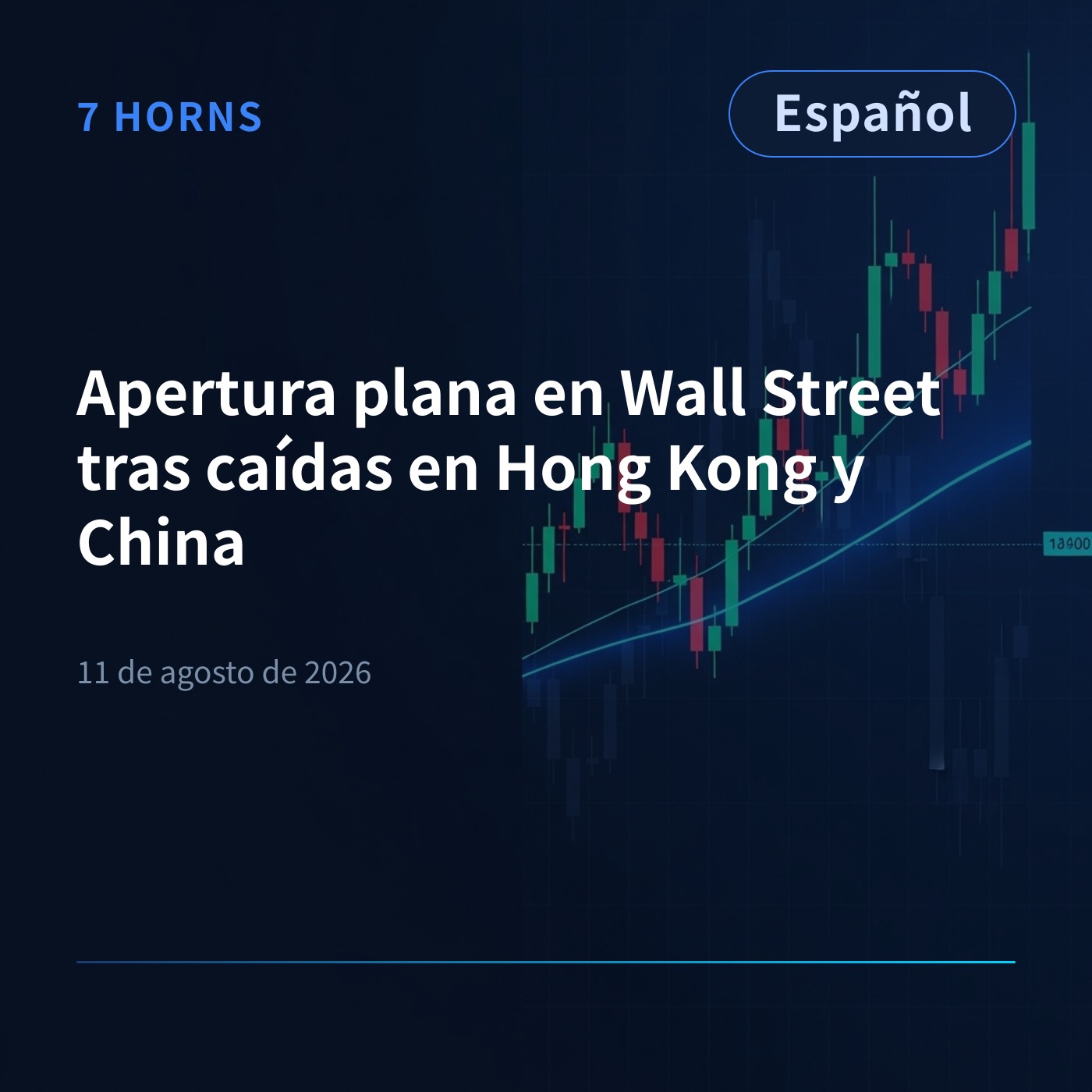 Apertura plana en Wall Street tras caídas en Hong Kong y China episode artwork