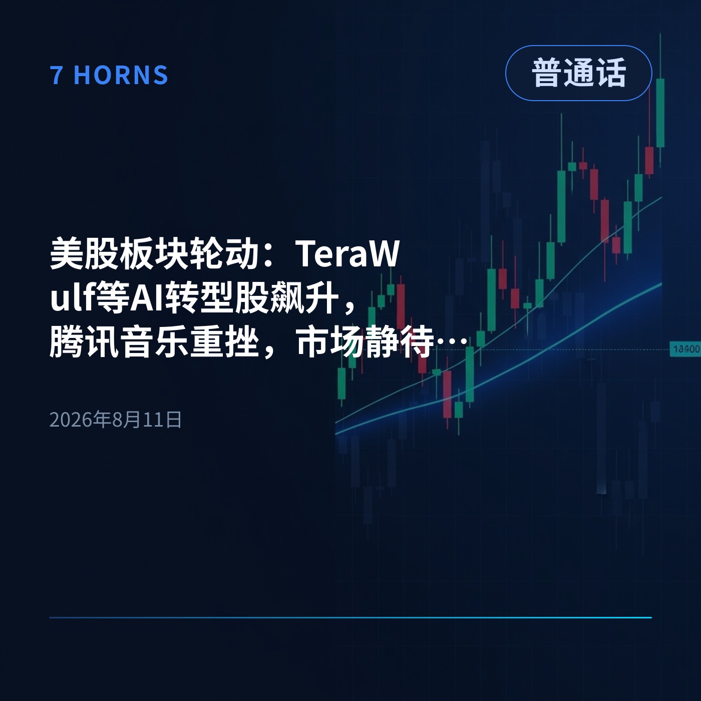 美股板块轮动：TeraWulf等AI转型股飙升，腾讯音乐重挫，市场静待超微电脑财报与CPI episode artwork