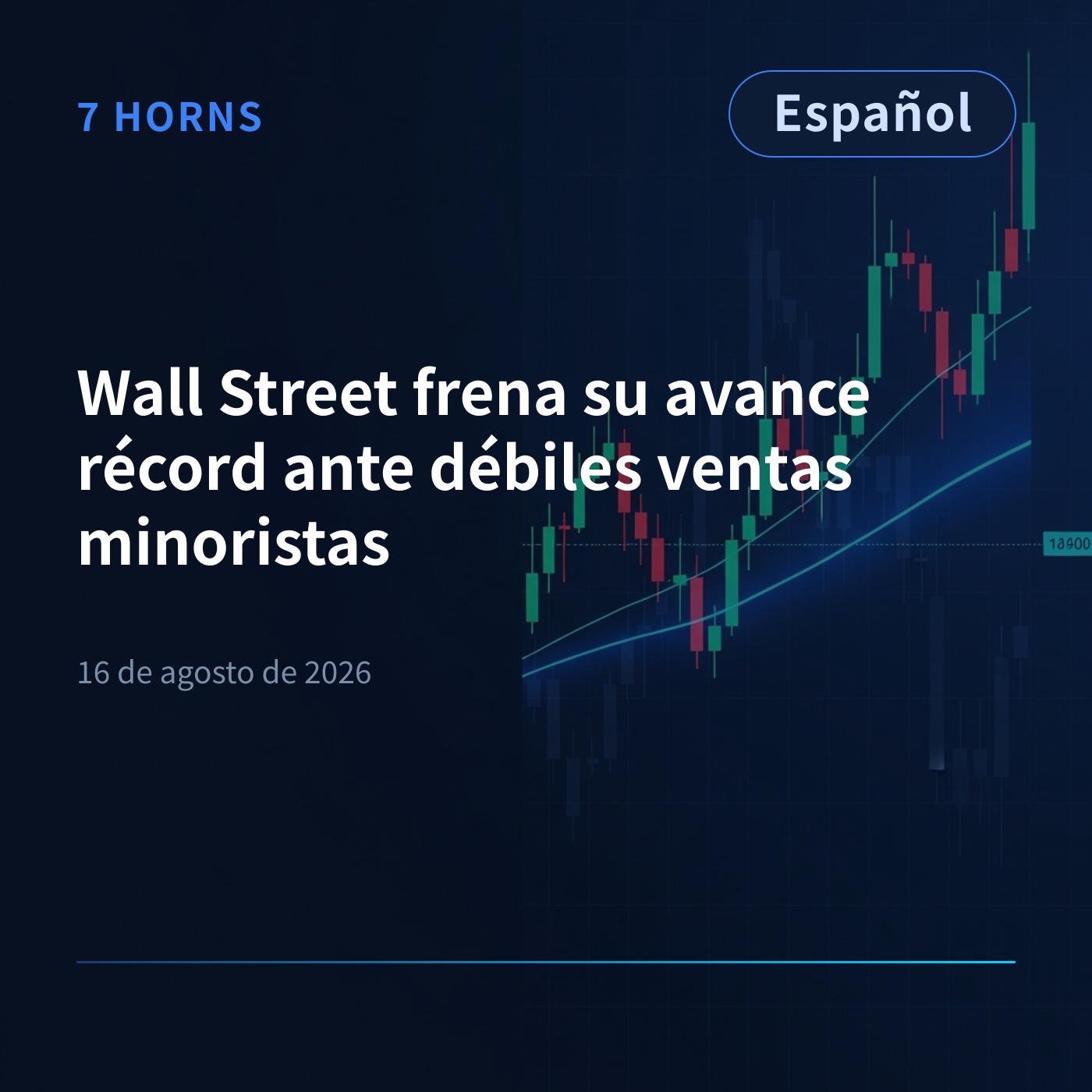 Wall Street frena su avance récord ante débiles ventas minoristas episode artwork