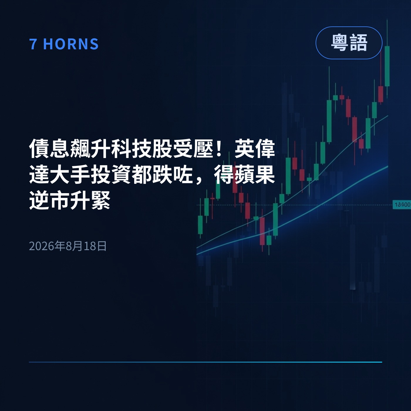 債息飆升科技股受壓！英偉達大手投資都跌咗，得蘋果逆市升緊 episode artwork