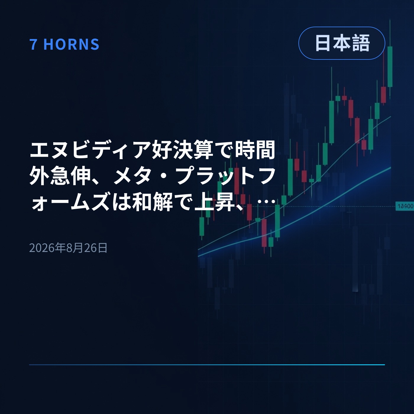 エヌビディア好決算で時間外急伸、メタ・プラットフォームズは和解で上昇、市場はインフレ警戒 episode artwork