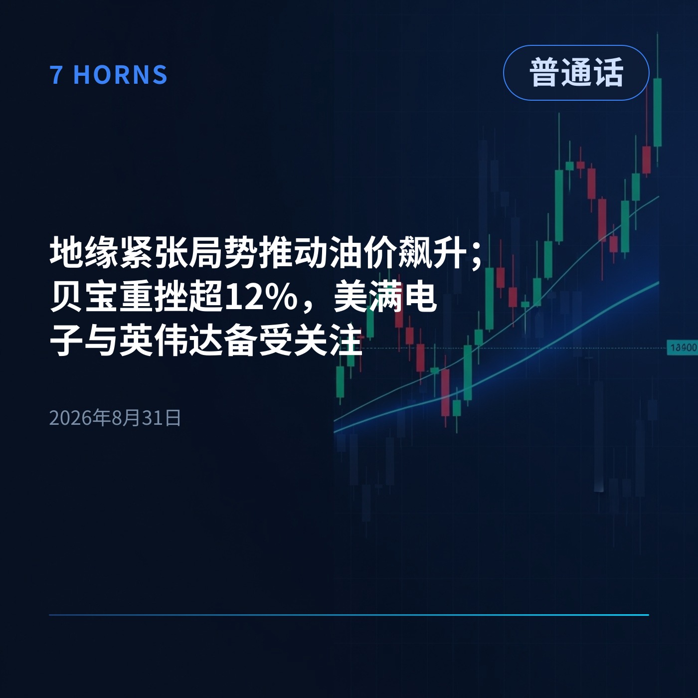 地缘紧张局势推动油价飙升；贝宝重挫超12%，美满电子与英伟达备受关注 episode artwork