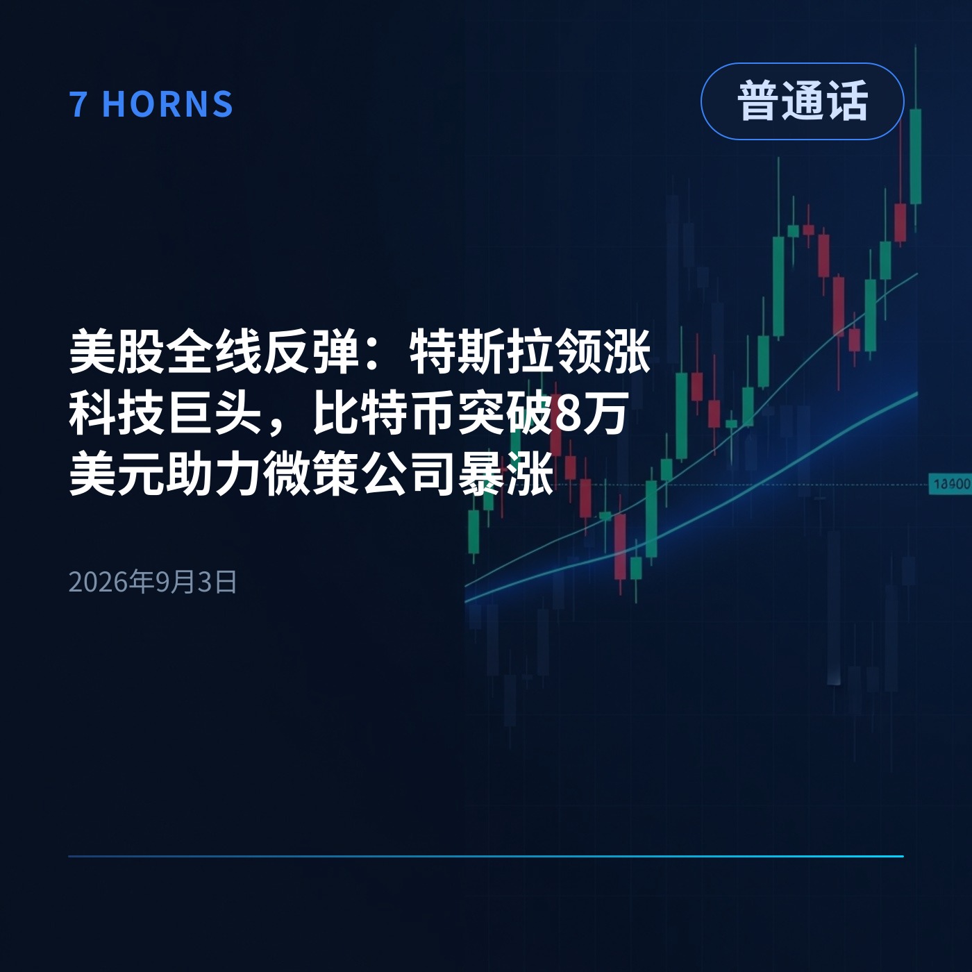 美股全线反弹：特斯拉领涨科技巨头，比特币突破8万美元助力微策公司暴涨 episode artwork