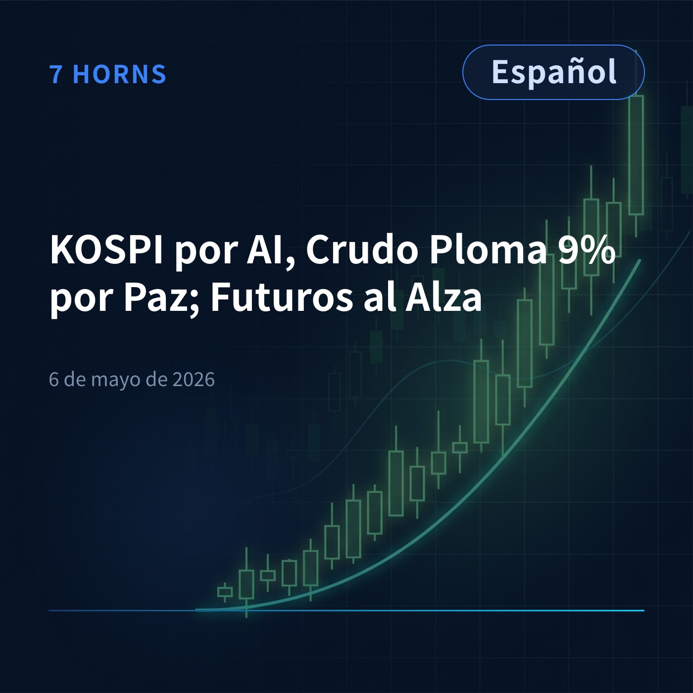 KOSPI por AI, Crudo Ploma 9% por Paz; Futuros al Alza