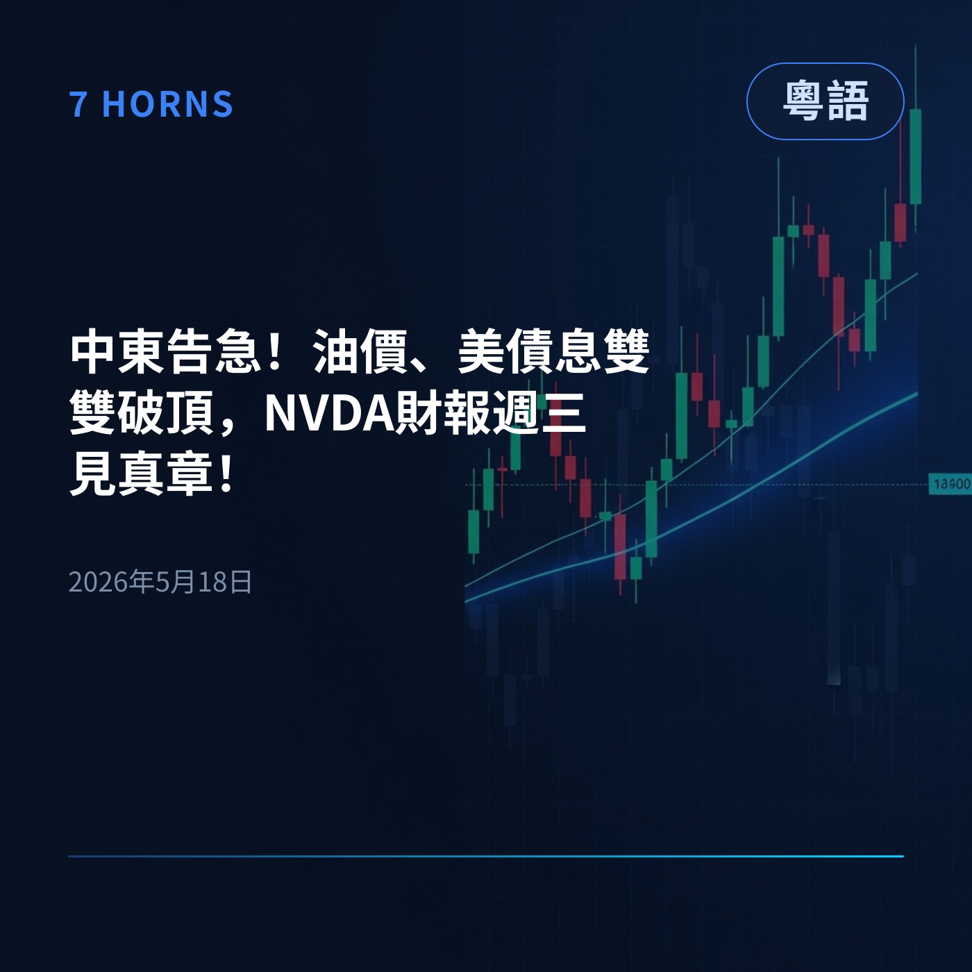 中東告急！油價、美債息雙雙破頂，NVDA財報週三見真章！ episode artwork