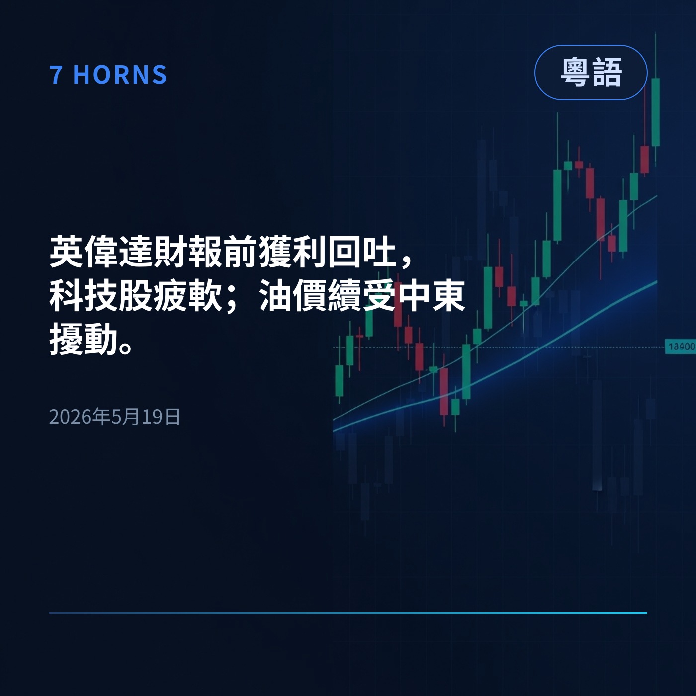 英偉達財報前獲利回吐，科技股疲軟；油價續受中東擾動。 episode artwork