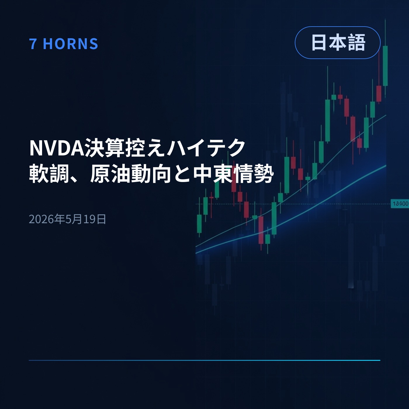 NVDA決算控えハイテク軟調、原油動向と中東情勢 episode artwork