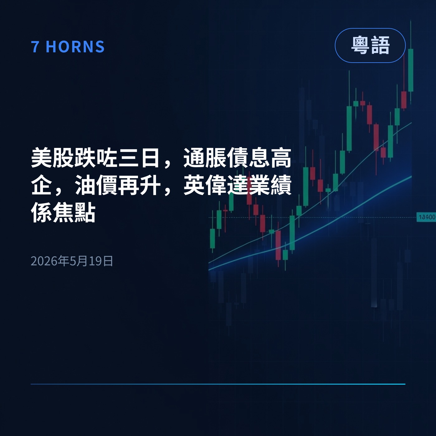 美股跌咗三日，通脹債息高企，油價再升，英偉達業績係焦點 episode artwork