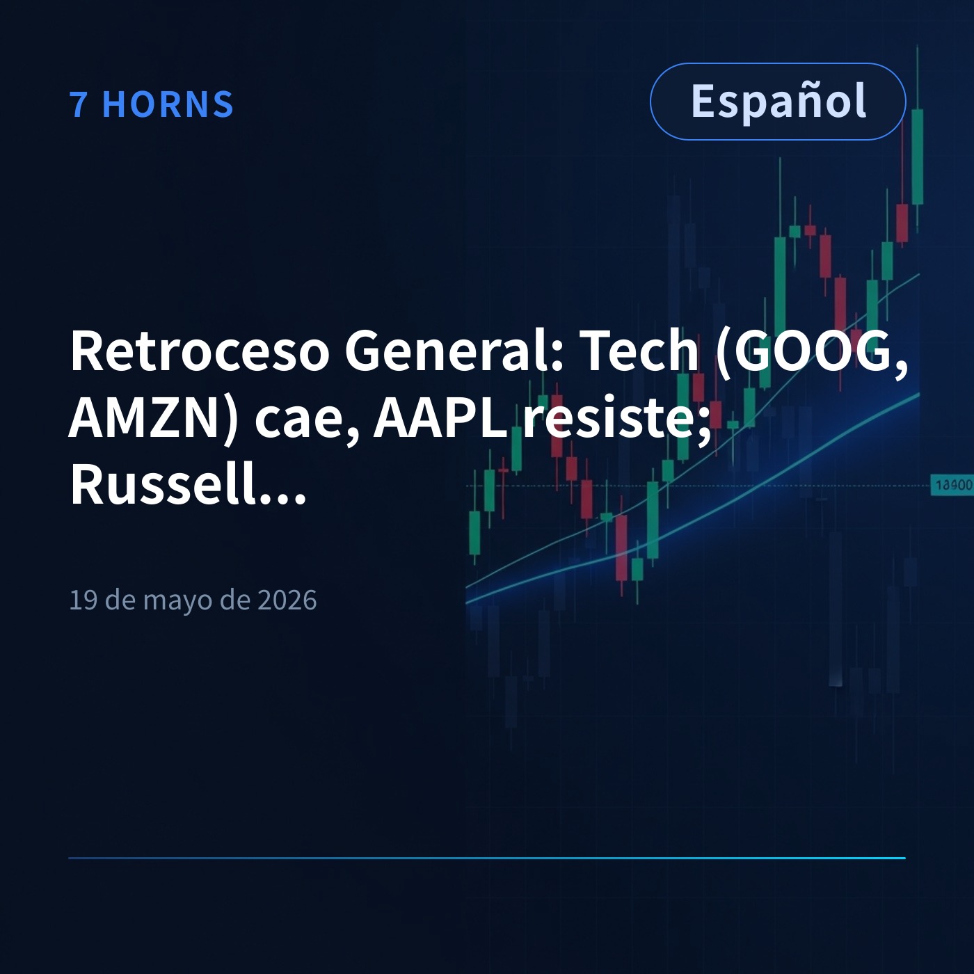 Retroceso General: Tech (GOOG, AMZN) cae, AAPL resiste; Russell 2000 episode artwork