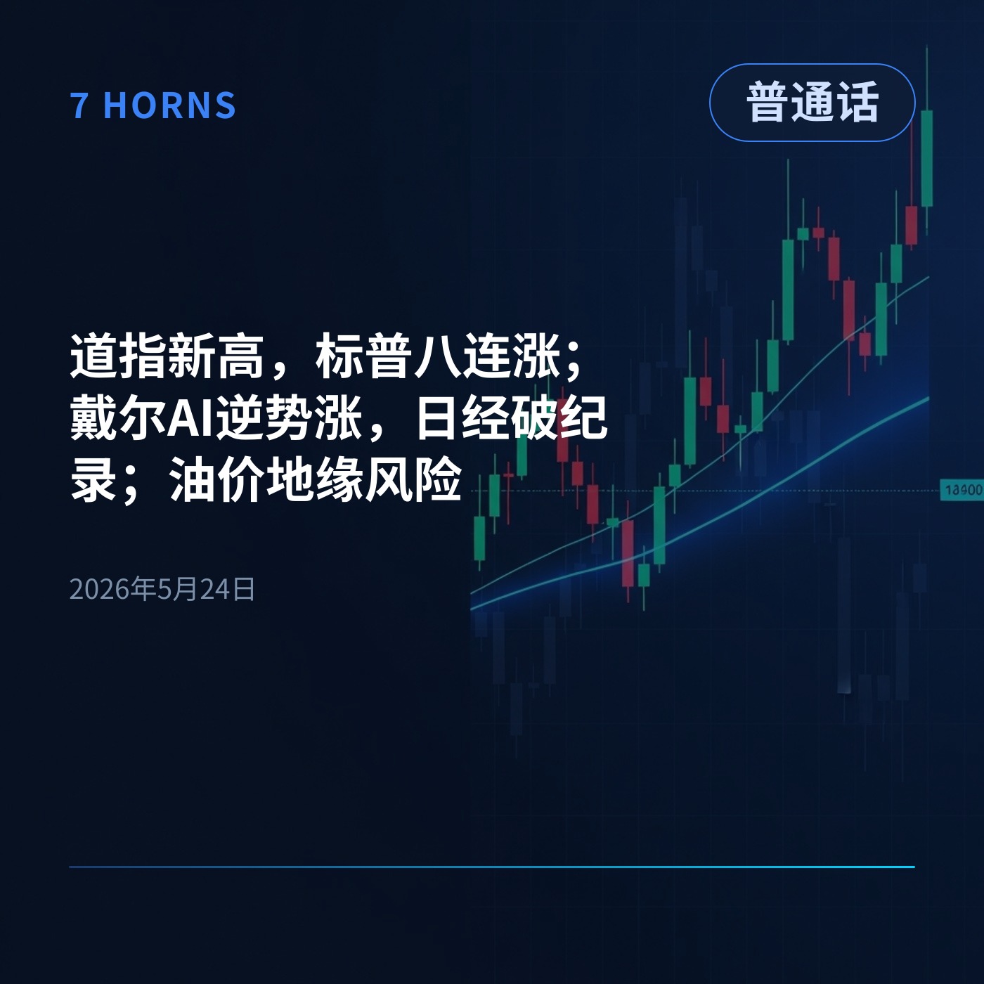 道指新高，标普八连涨；戴尔AI逆势涨，日经破纪录；油价地缘风险 episode artwork
