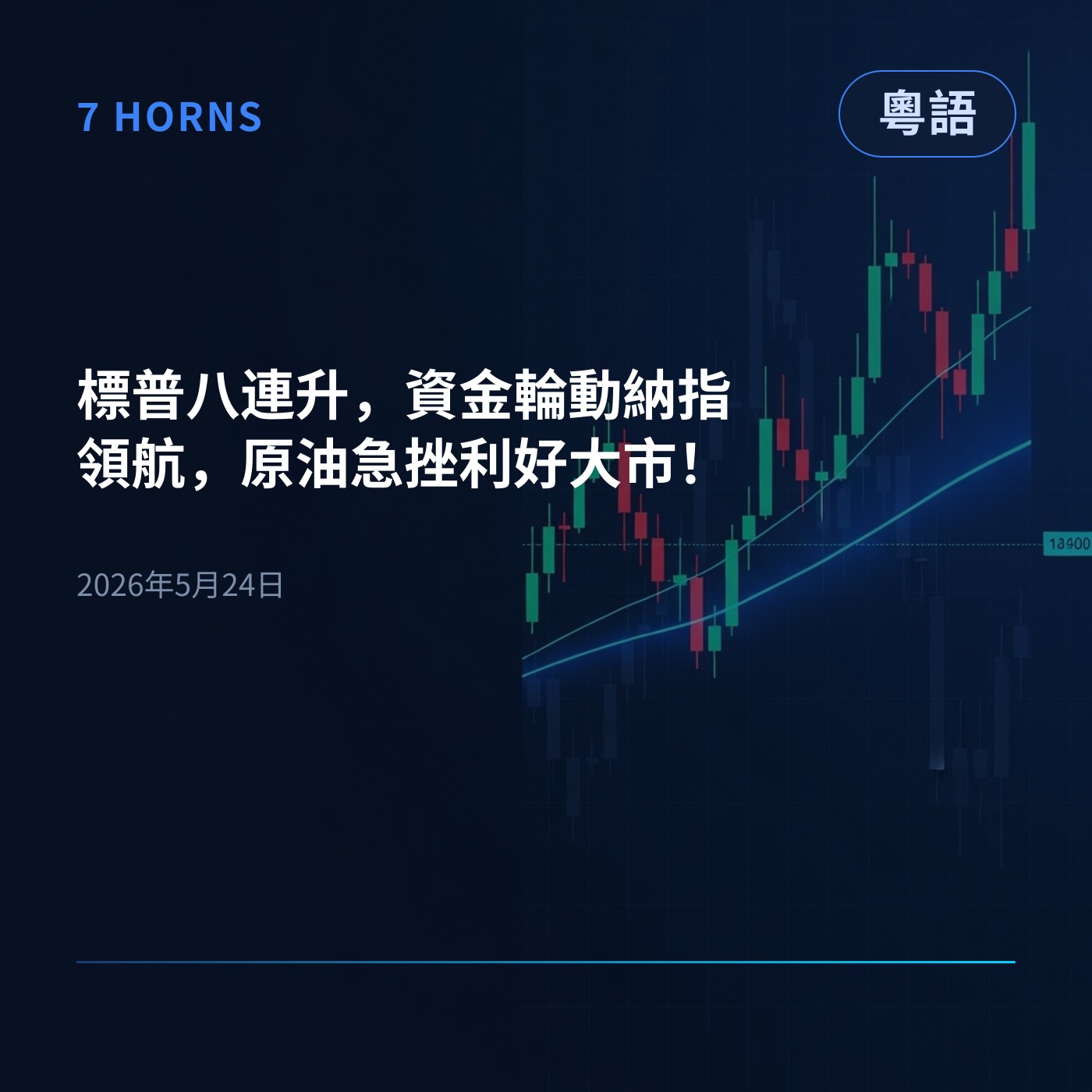 標普八連升，資金輪動納指領航，原油急挫利好大市！ episode artwork