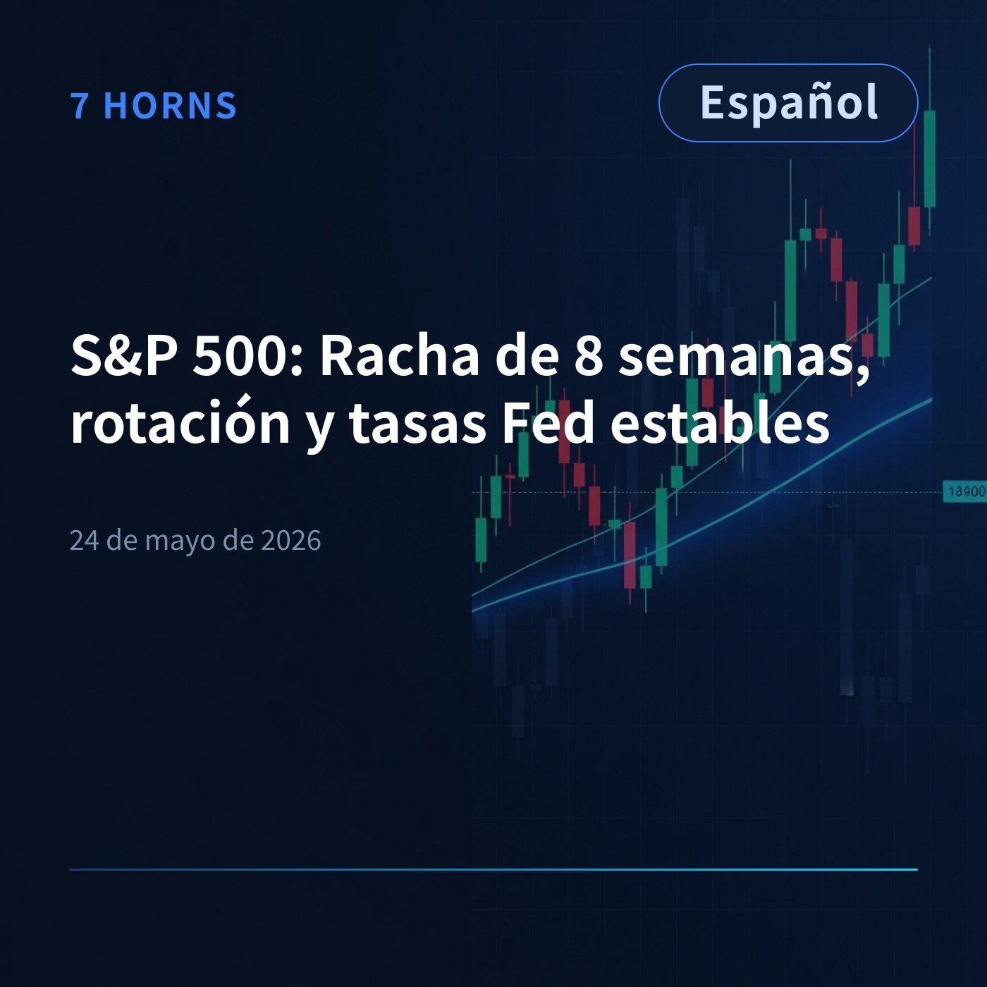 S&P 500: Racha de 8 semanas, rotación y tasas Fed estables episode artwork